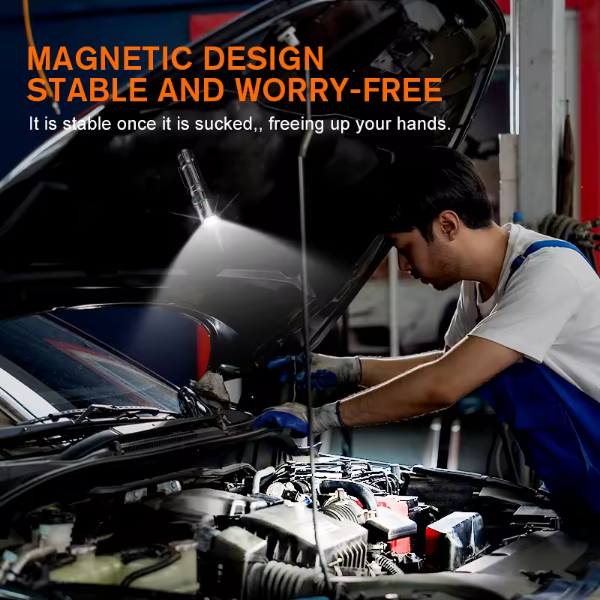 SUPERFIRE TN02 Magnetic Rechargeable Tactical Flashlight - 1800LM LED Torch