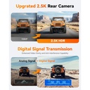 WOLFBOX X5 3 Channel 4K Dash Cam - STARVIS 2 IMX678, 4K+2.5K+1080P