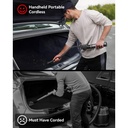 REDTIGER Cordless Car Vacuum Cleaner - 70 Min Runtime, USB-C Fast Charge