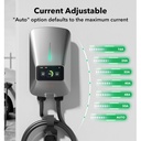 WOLFBOX 7kW WiFi Smart EV Charger - 7.6m Cable, 230V AC Single-Phase