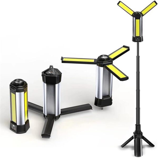 SUPERFIRE LT02 Magnetic Floodlight with Retractable Tripod - 2000 Lumens