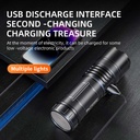 SUPERFIRE Y5-N Zoom Flashlight - 1200 Lumens, 800m Beam Distance, 5 Modes