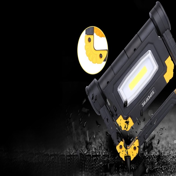 SUPERFIRE G7 Foldable Workshop Flashlight - 1600 Lumens, 5000mAh Battery