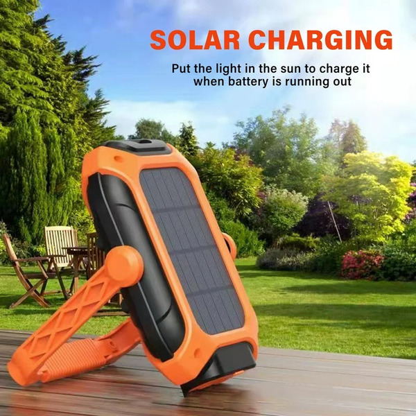 SUPERFIRE GM05 Workshop Lamp - 500 Lumens, Solar & USB-C Rechargeable