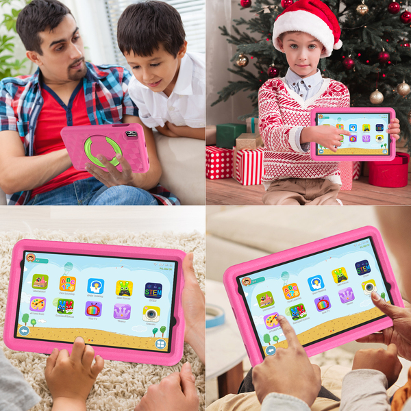 Pritom Smart Tablet for Kids 10" WiFi 4GB RAM 128GB ROM Parental Control