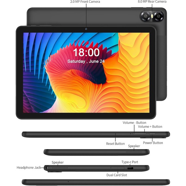 Device New 10.1 TAB PRITOM E10 WITH KEYBOARD AND MOUSE