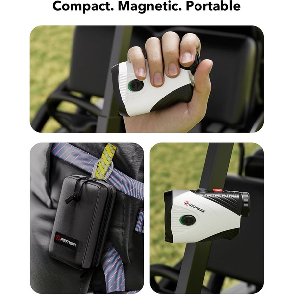 REDTIGER Golf and Hunting Laser Rangefinder 1100 Meters Flag Pole Locking