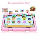PRITOM K7 Pro Kids Tablet - 7" HD Display, 4GB RAM, 32GB Storage - Pink