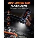 Wolfbox 3000A Jump Starter - 12V Car Battery Jump Starter, 65W Quick Charge