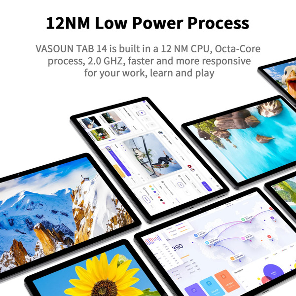 Pritom M60/L10 4G LTE Tablet - 10.95" FHD, Octa-Core, 12GB+128GB