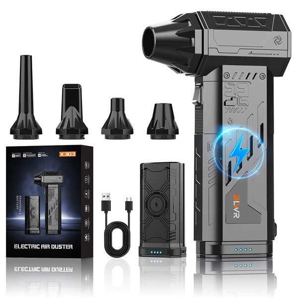 BLWR 501 Electric Air Duster with Removable Battery, 110,000RPM, Cordless  