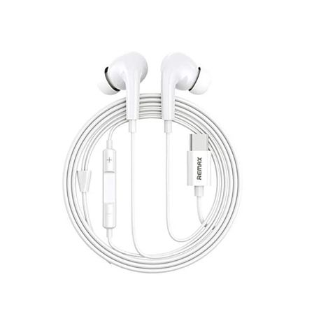 EARPHONE REMAX AIR PLUS PRO TYPE C WIRED RM-533a WHITE 