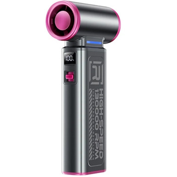 Remax High-speed 130000 RPM turbo cannon handheld fan RS-SF19 Purple