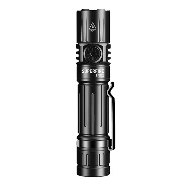 [6975515775481] SUPERFIRE TN02 Magnetic Rechargeable Tactical Flashlight - 1800LM LED Torch