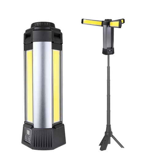 [7046] SUPERFIRE LT02 Magnetic Floodlight with Retractable Tripod - 2000 Lumens