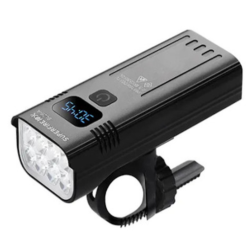 [7049] SUPERFIRE BL26 Bike Lamp - 500 Lumens, 500m Range, IP65 Waterproof, 4600mAh