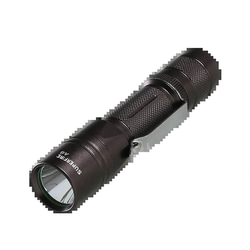[7054] SUPERFIRE A6 High Power LED Flashlight - 1100 Lumens Rechargeable Torch
