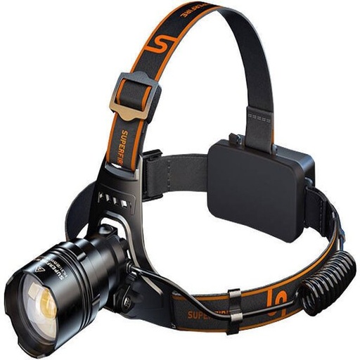 [7058] Superfire HL31 Headlamp Flashlight - 2200 Lumens, 330m Beam Range, USB-C