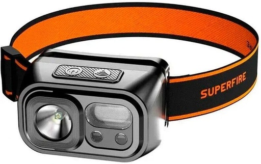 [6974760351259] SUPERFIRE HL23- A Rechargeable Headlamp Multifunctional Head Torch 220lm